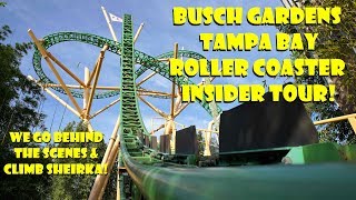 Busch Gardens Coaster Insider Tour  Behind the Scenes Of BG'S Most Popular Rides!