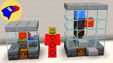 How To Make an Easy Minecraft Cobblestone Generator and Basalt Generator #minecraft