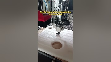 CNC Oscillating knife Cutting Machinefor Foam cutting  #machine#cncrouter #factory #cncmachine