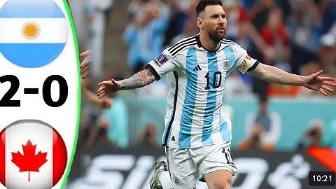 Argentina vs Canada highlights Copa America 2024 Semi-final