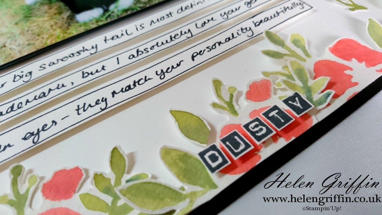 Green Eyes | Simply Cards & Papercrafts Magazine Scrapbook Page