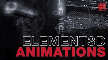 How To: Basic Animations in Element 3D in After Effects!