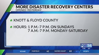 Additional disaster recovery centers open in Knott and Floyd County