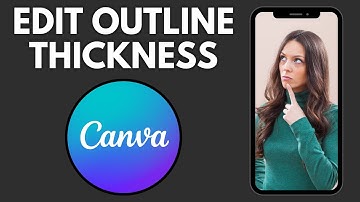 How To Edit Outline Thickness Of Text On Canva (Desktop) | Step By Step Guide - Canva Tutorial