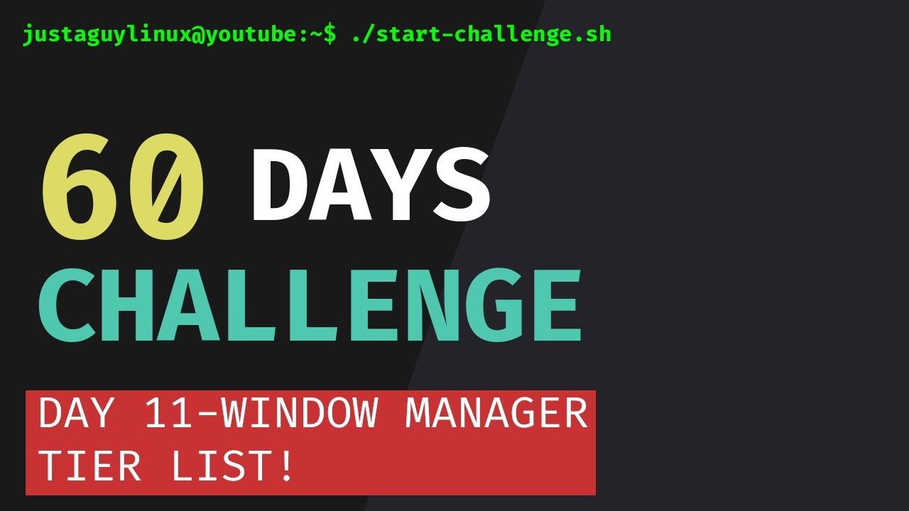 День 11: Рейтинг оконных менеджеров — оценка всех моих настроек.