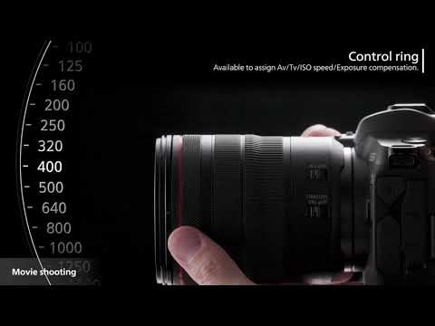EOS R -- How to Use the Control Ring on The RF Lens