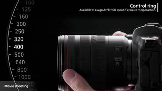 EOS R -- How to Use the Control Ring on The RF Lens screenshot 3