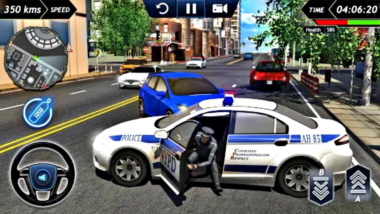 Crime City:Police Car Simulator - Patrolling City Police Android GamePlay FHD