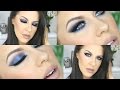 SHIMMERING BLUE MAKEUP TUTORIAL + NEW MAYBELLINE PRODUCTS! | NIKKIA JOY