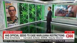 NORML Deputy Director Paul Armentano Talks Federal Marijuana Rescheduling on CNN