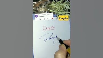 Deepika signature Request done ✅#summerofshorts #shortsanity