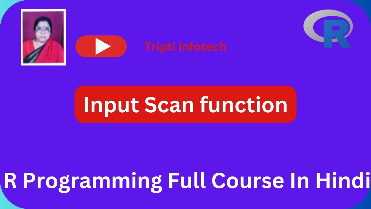 r programming language for beginners to advance | User input | Scan ...