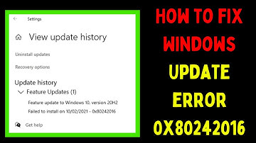 How to Fix Windows Update Error 0x80242016 on Windows 11