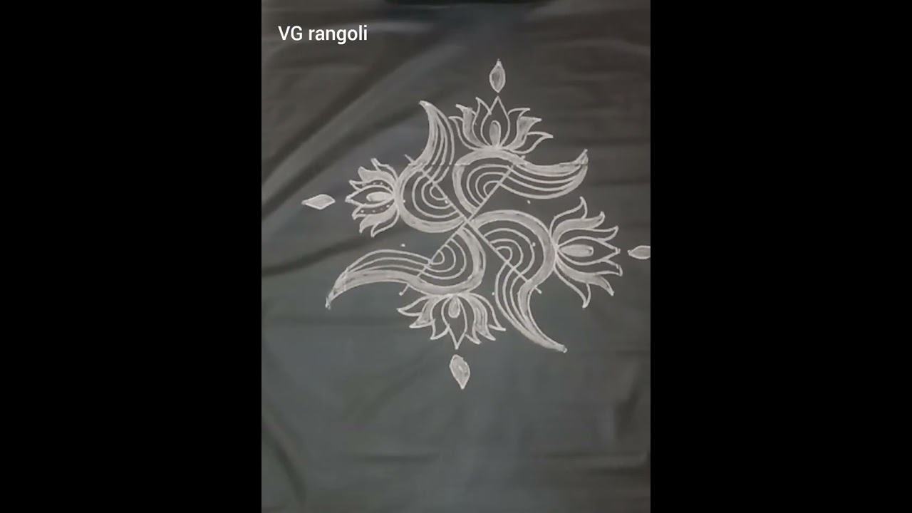 Easy and quick rangoli designs 🌞🌻☀️