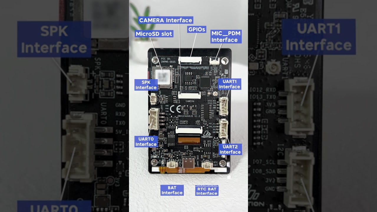 ONX2432G028-Open Nextion 2.8″ Genius Series ESP32-S3 LCD