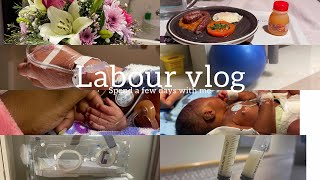 VLOG PART 1: Spend a few days with me in labour || Baby coming too soon || South African YouTuber