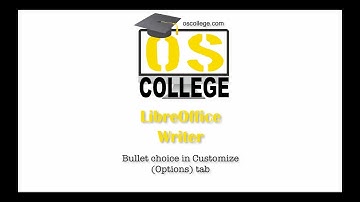 LibreOffice Writer: Choosing a special character as a bullet point