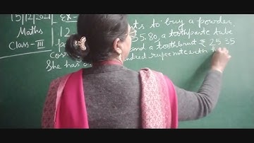 Class III Mathematics 15-12-2021 by Ms Vandana Wells. Revision ch 7