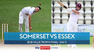 LIVE! Somerset vs Essex | Bob Willis Trophy Final | Day 2