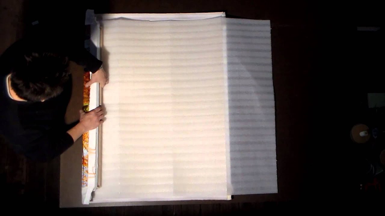 Packing Instructions How to Ship Large Artwork and Paintings YouTube