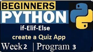 How to  Create a basic Quiz App | Week 2 | Program 3