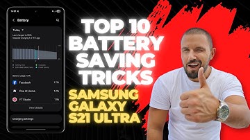 Top 10 Battery Saving Tricks on Samsung Galaxy S21 Ultra | Extend Battery Life Fast!