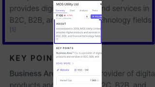 Mos Utility share analysis  ||