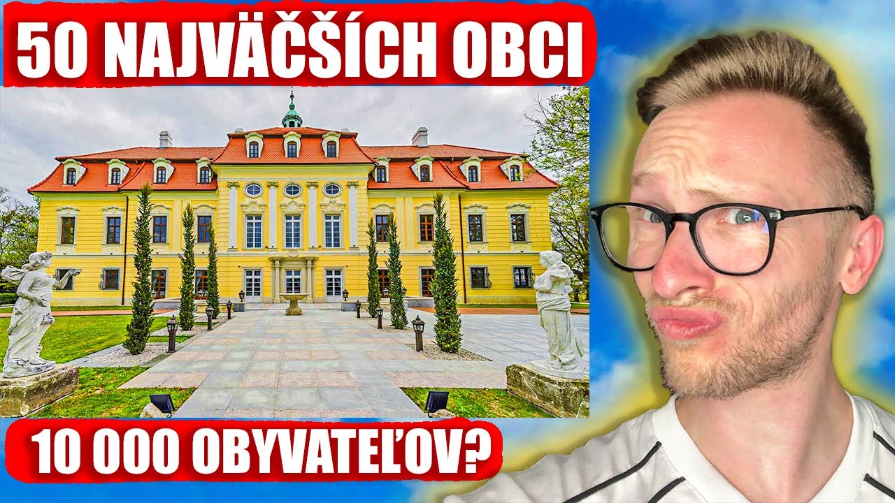 🇸🇰 TOP 50 Najväčších OBCÍ na Slovensku – Toto ťa prekvapí! 😲