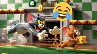 🐱🧀 The Cat & Mouse Stole the Cheese! 😂 | The Funniest Chase Ever!