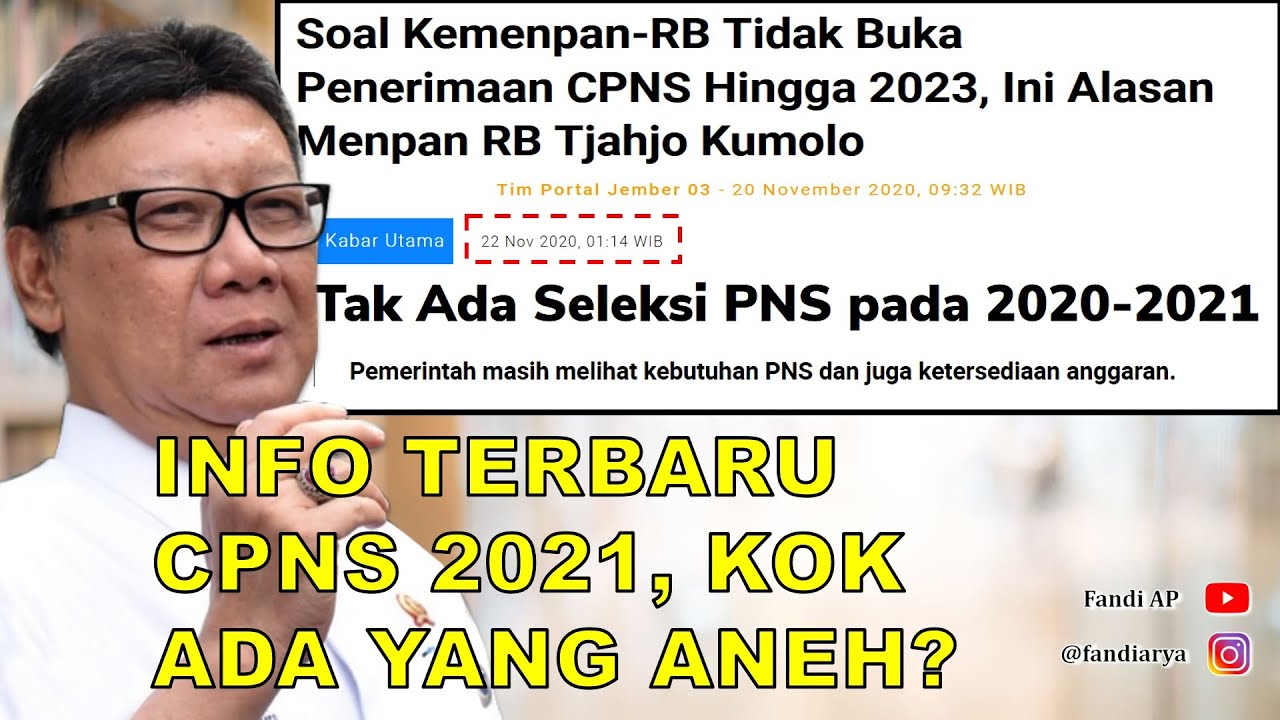 CPNS 2021 DIKABARKAN BATAL? KEANEHAN INFO TERBARU CPNS