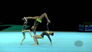 Russian Federation (RUS) - 2018 Acrobatic Worlds, Antwerpen (BEL) - Combined Women's Group