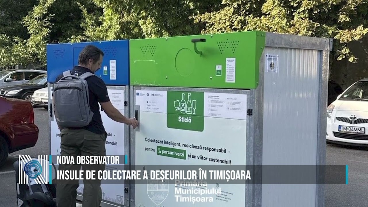 Insule de colectare a deșeurilor în Timișoara