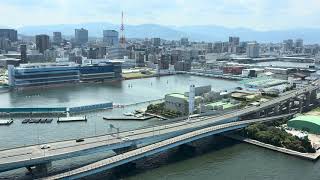 日本 福岡 JF43 - 博多港塔展望室外望景色 ①
