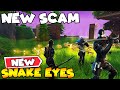 New Snake Eyes Scam is Mythic! 🐍😱 (Scammer Gets Scammed) Fortnite Save The World