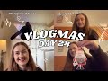 The Last Day Of Vlogmas! Getting The Last Bits Done For Christmas 🎄| Vlogmas Day 24 ❤️✨