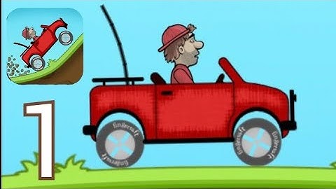 Hill Climb Racing - Gameplay Walkthrough Part 1 - Jeep (iOS, Android)