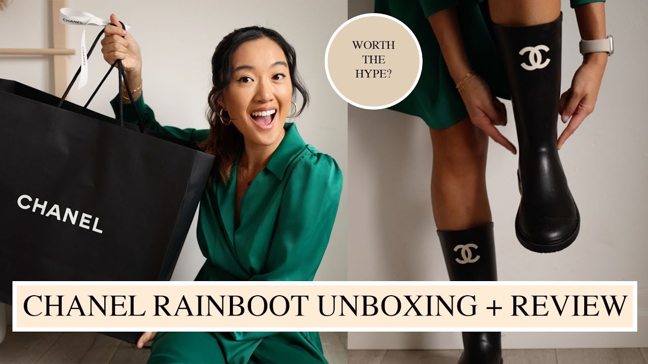 CHANEL UNBOXING: Classic Rainboots (Worth The Hype? Quality? Details?) 