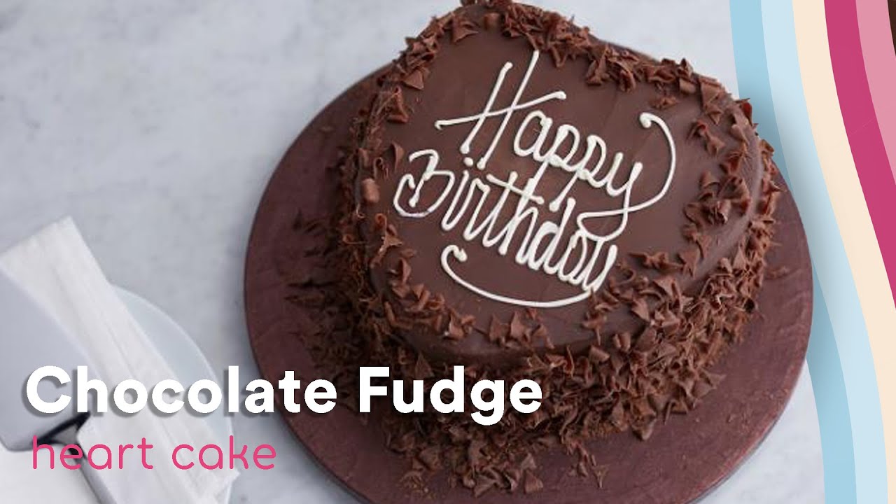 Chocolate Fudge Heart Cake Lola's Cupcakes YouTube