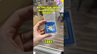 Is this Pokémon Blue real or fake