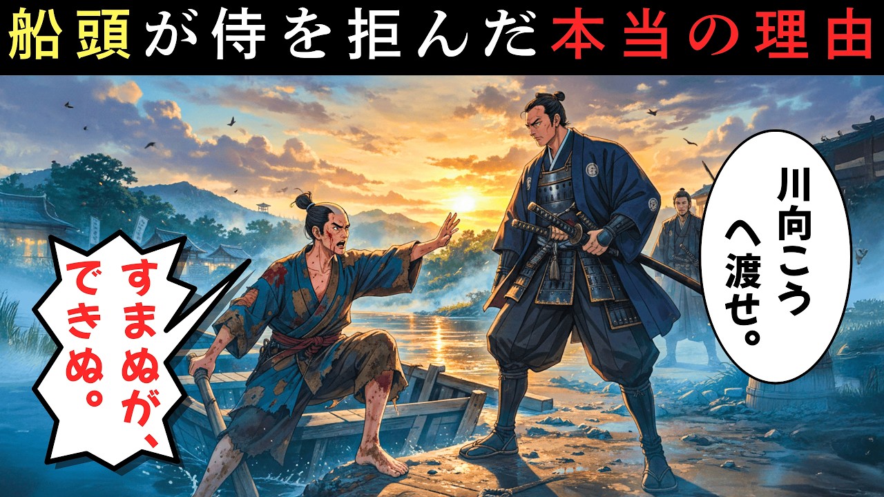 身分の低い船頭が侍を拒んだ理由。川向こうに隠されていた、誰も知らぬ真実| 野談 | 伝説 | 昔話 | 説話 | 民話