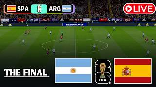 LIVE: Spain vs Argentina | THE FINAL | FIFA World Cup 2026 | Full Match Stream Video Game Simulation screenshot 4