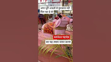 नशा मुक्ति के लिए श्रमभेश्व महादेव का यह उपाय जरूर करना चाहिए | daru chudane ke upay pradeep mishra