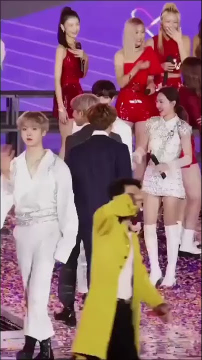 BTS RM and Twice nayeon giving each other a high five 😍😍