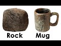 I Made a Coffee Cup out of A Rock