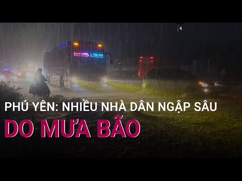 Bảo Ở Phú Yên - Phú Yên: Nhiều nhà dân ngập sâu do mưa bão | VTC Now