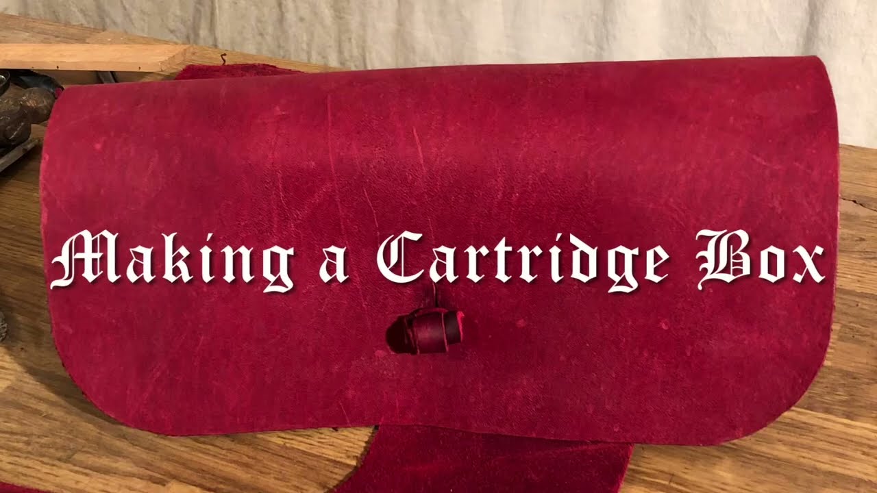 Making a Red “Belly Box” Cartridge Box…