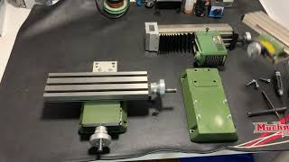 Proxxon MF70 modifications, ER11 collet, brushless engine, KT230 cross table. How it's made.
