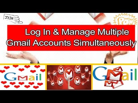 HOW TO LOG In & MANAGE MULTIPLE GMAIL ACCOUNTS SIMULTANEOUSLY- IN 1 MIN