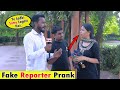 Fake reporter prank on ipl  bhasad news  pranks in india 2024 prank