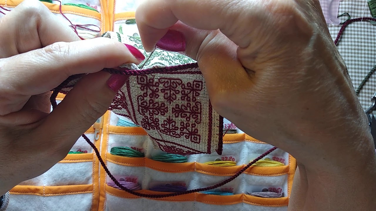 Montaje de biscornú. Parte 2